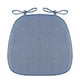 thumbnail image 1 of Cojín para silla (1 unidad), almohadilla de asiento de lino transpirable con núcleo de esponja y agarre antideslizante para mayor comodidad en el comedor., 1 of 8