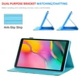 thumbnail image 4 of Case for Galaxy Tab A8 10.5 Inch,  Multi-Angle Viewing Folio Stand Full Body Protection Cover with Auto Wake/Sleep for Samsung Galaxy Tab A8 10.5 Inch 2022 (SM-X200/X205/X207),Sea, 4 of 7