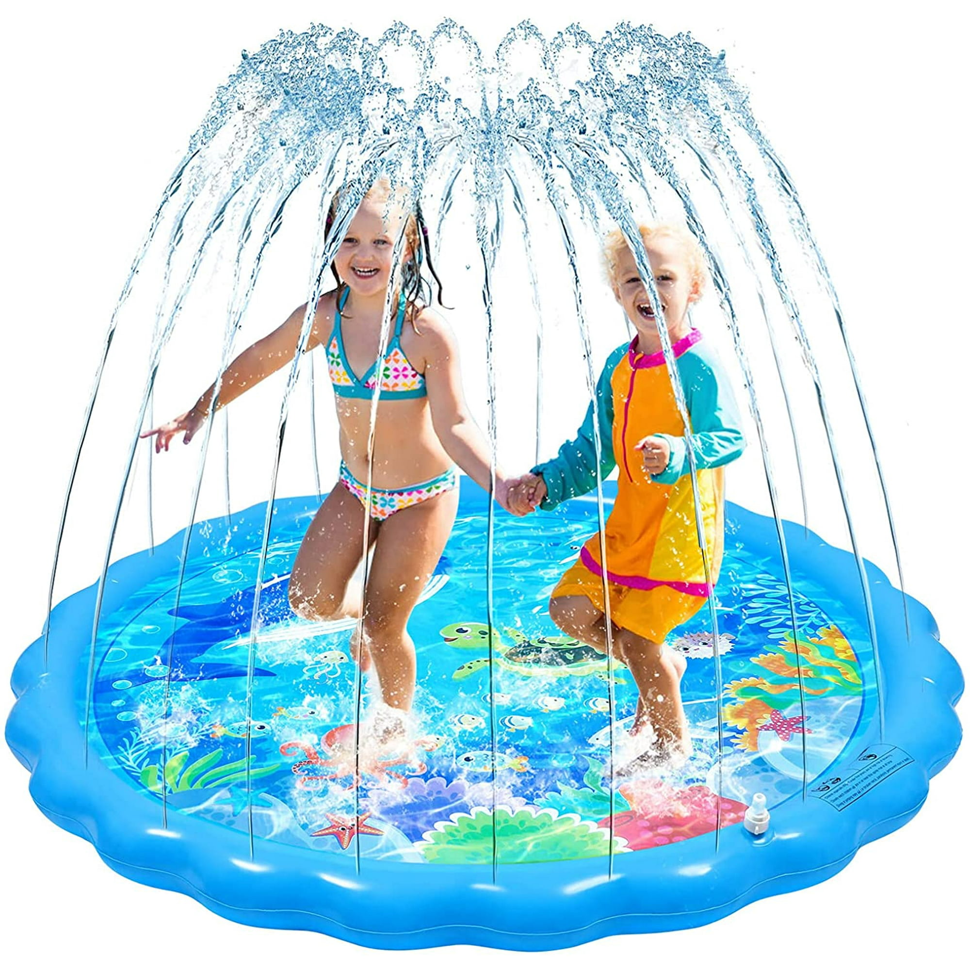 HTCM Sprinkle and Play Mat, 67 inch Inflatable Sea Animal Water Play Mat Outdoor Sprinkler Pad Garden Games Garden Spray Water Toys for Kids | Walmart Canada HTCM Sprinkle and Play Mat, 67 inch Inflatable Sea Animal Water Play Mat Outdoor Sprinkler Pad Garden Games Garden Spray Water Toys for Kids | Walmart Canada