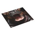 thumbnail image 2 of Naloa Playful Baby Hippo Splash Dish Drying Mat for Kitchen Counter, Heat Resistant Drainer Mats, Absorbent Draining Mat,Dish Rack Pad,16"x18", 2 of 8
