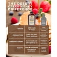 thumbnail image 6 of Desert Creek Honey - 100% Unfiltered, Pure, Raw Honey from Texas - Natural Sugar Substitute - Two Pounds of Unprocessed, Unpasteurized American Honey - Harvested by Our Own Beekeepers, 6 of 8
