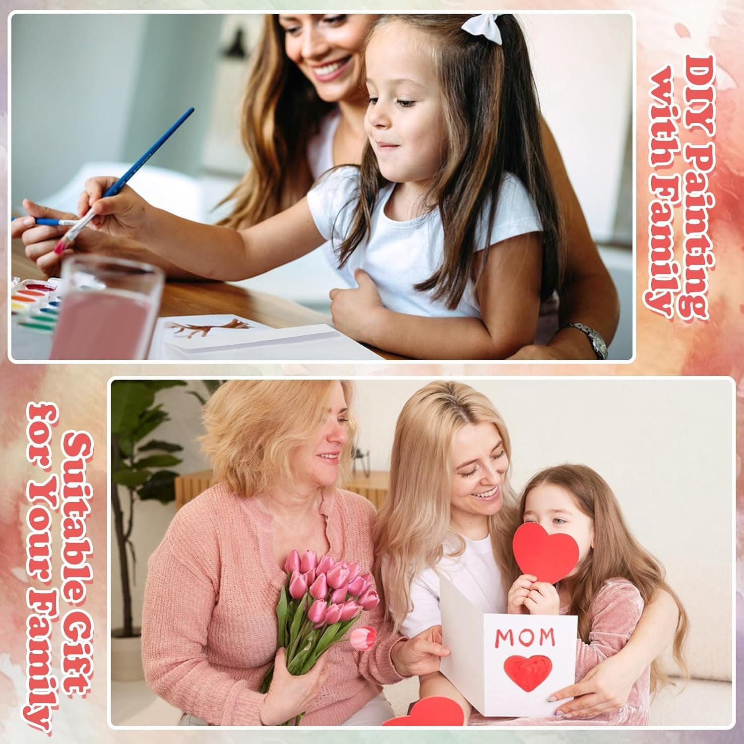 EP 70 Sets Blank Watercolor Cards with Envelopes, 140lb/300GSM Cotton Watercolor Paper Cards, 4 x 6 in Foldable Watercolor Postcards with Envelopes for Greeting Cards Birthday Wedding Invitations