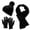Black, variant on Baseball Caps for Men Women Winter Warm Knit Set Windproof Hat Scarf Skiing Cycling Casual Everyday Headwear Black