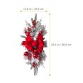 thumbnail image 2 of Pendentif Nœud de Noël en Forme de Goutte pour Escalier, Décoration de Rampe, 2 of 8
