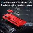thumbnail image 4 of Funda para GANGXUN iPhone Xs Max - Soporte metálico, Función magnética, Rojo, 4 of 6