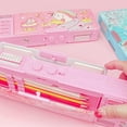 thumbnail image 2 of Bearachild Caja de lápices multifuncional de plástico Premium con cierre de seguridad, regalo para estudiantes, estuche de lápices Kits de experimentos de química, 2 of 6