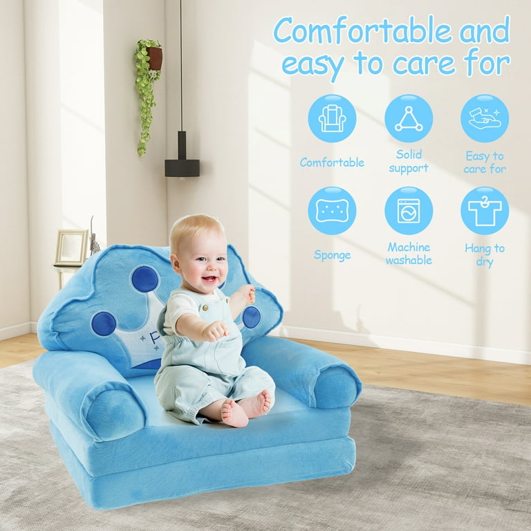Toddler Chair Comfortable Kids Sofa Bed Foldable Toddler Couch