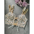 thumbnail image 5 of Delicate White Embroidery Lingerie Set (WHITE, L), 5 of 6