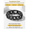 thumbnail image 4 of Pulsera PROSTEEL Cadena de Eslabones Cubanos Nudo Celta Hombre 16MM Acero Inoxidable 7.4 pulgadas, 4 of 8