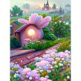 thumbnail image 1 of Pintura de diamante 5D DIY Taladro redondo completo Flor Manor Decoración del hogar (GS3107) FLhrweasw Nuevo, 1 of 9