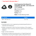 thumbnail image 2 of Front Suspension Strut Mount Kit - Compatible with 2006 - 2013 Volvo C70 2.5L 5-Cylinder 2007 2008 2009 2010 2011 2012, 2 of 2
