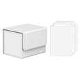 thumbnail image 3 of Caja para más de 100 cartas coleccionables con fundas premium y cierre magnético Blanco, 3 of 9