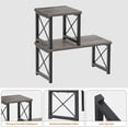 thumbnail image 6 of Honiter 2 Sets Desk Shelf, Desktop Organizer Shelf, 2 Tier Independent Stackable Desktop Shelves, Desktop Office Storage Rack Display Shelf, 6 of 17