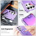 thumbnail image 4 of for Samsung Galaxy S25 Ultra Case, [Compatible with MagSafe][Anti-Yellowing][Military-Grade Protection] Shockproof Corner Enhanced Protection Magnetic Phone Case for Samsung Galaxy S25 Ultra,Purple, 4 of 6