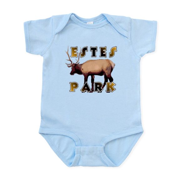 CafePress - Estes Park , Colorado Elk Infant Bodysuit - Baby Light Bodysuit, Size Newborn - 24 Months
