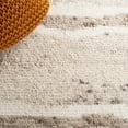 thumbnail image 6 of SAFAVIEH Casablanca Rhoda Geometric Wool Area Rug, Ivory/Brown, 6' x 6' Square, 6 of 11