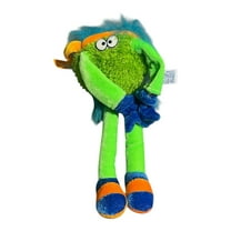 Green 11” Hippie Type Monster Soft Stuffed Plush Rare Doll