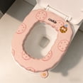 thumbnail image 6 of POKPTHF Toilet Seat Cushion, Thick Soft Washable Universal Commode Cover, Non-Slip Pad for Standard Elongated Round Toilet Seats, Home Bathroom Accessory, 6 of 6