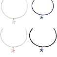 thumbnail image 7 of Elegant Starfishes Beaded Necklace for Everyday Wear or Special Occasions Portable and Sturdy Jewelry for Women, 7 of 7