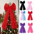 thumbnail image 7 of 1 Pcs Purple Large Bow Party Decorations 13.4 x 28.7 Inch Giant Ribbon Bow Hanging Wall Decor Wrapping DIY Craft for Birthday Valentines Day Wedding Baby Shower Room Wall Backdrop Party, 7 of 7