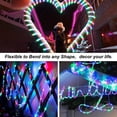 thumbnail image 7 of Morttic 2 Pack LED Rope Lights Outdoor, 39 ft 8 Modes Rope Lights Battery Powered String Lights with Remote Control Waterproof for Bedroom Balcony Garden Patio Decor (Multicolor), 7 of 7