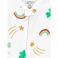 thumbnail image 2 of Carter's Child of Mine Baby and Toddler St Patrick's Pajama, One-Piece, Sizes 12M-5T, 2 of 5