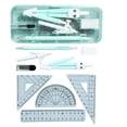thumbnail image 6 of Complete Plastic Geometry Kits With 9 Essential Tools Including Compass Rulers For Precise Technical Drawing, 6 of 8