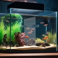 thumbnail image 5 of 2 Set Acrylic Aquarium Divider Kit 11.8x11.8 Inch Clear Fish Separator with Suction Cups Adjustable Aquarium Divider Board Fish, 5 of 5