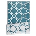 thumbnail image 1 of DII Design Imports Indoor Outdoor 3 x 6 Ft Reversible Woven Rug, Storm Blue, 1 of 7