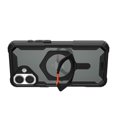 thumbnail image 2 of UAG Plasma XTE MagSafe Rugged Case Black/Orange for iPhone 16, 2 of 5
