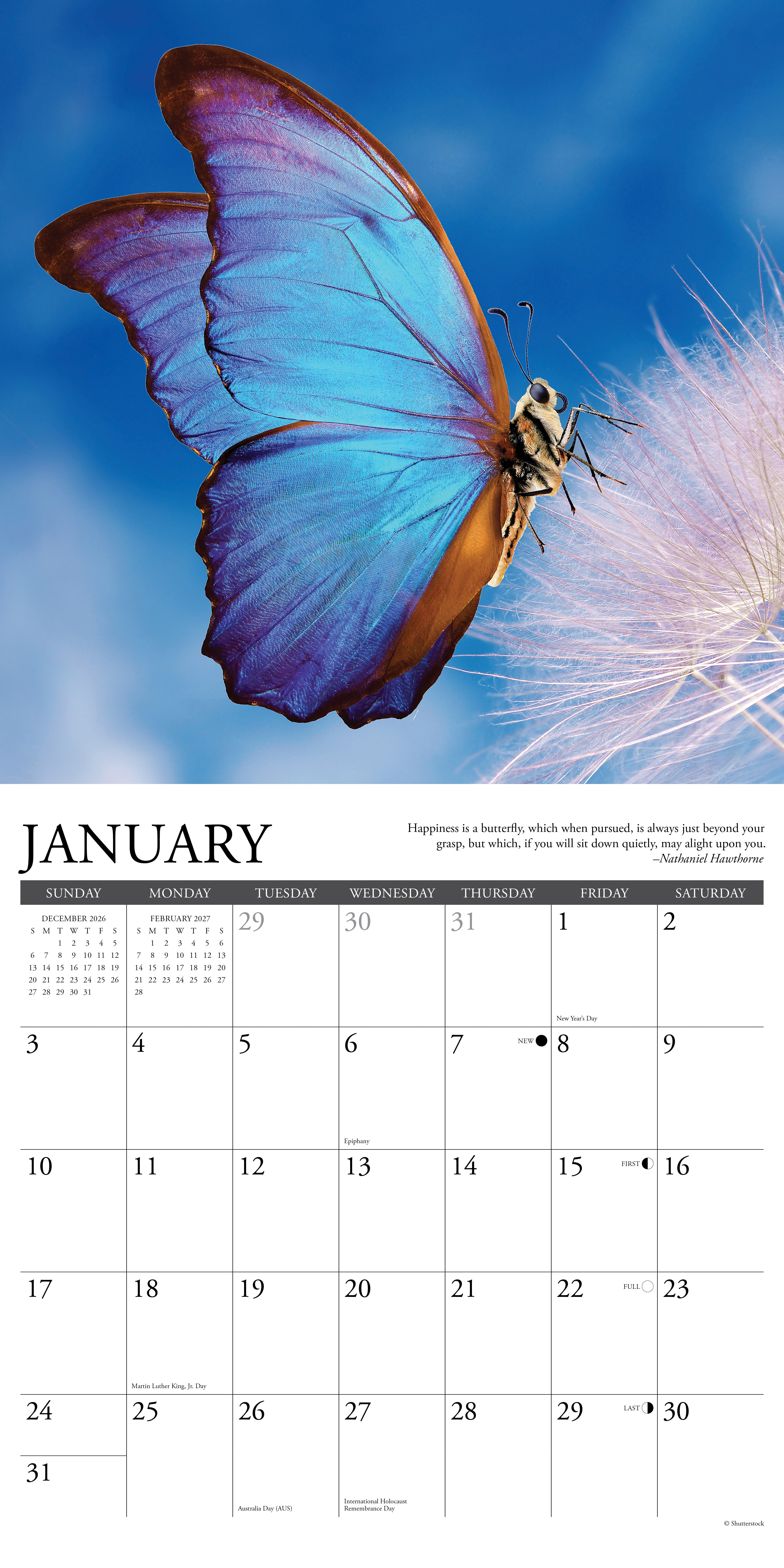 Willow Creek Press, Inspirations 2027 Wall Calendar
