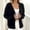 Black, variant on Vivianyn HD Women's V Neck Cardigan Sweater with Large Buttons, Casual Open Front Coat,Gray,Size S-XXL