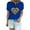 Blue, variant on Pisexur Pride Shirt Women Rainbow Graphic Tee Love Love Print T-Shirt LGBT Equality Shirts Short Sleeve Tops