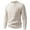 White, variant on Men's Standing neck Sweater Waffle Patterned Long Sleeve Cable Knit Sweater