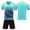 Light Blue, variant on Custom Football Kit Set for Adult and Child, Name Number Team Logo DIY Family Match Personalized Jersey Shirt Shorts Set, Dad and Son Matching Outfits Pink XXXXS