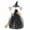 B, variant on Lifeuping Halloween Witch Tree Topper Decoration, Black with Spider Web Skirt Dress Gnomes Decor for Desktop, Treetop, Fireplace, Home Decoration