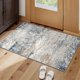 thumbnail image 5 of Alfombra lavable Art&Tuft, 61 x 91 cm, antideslizante, abstracto, azul marino, 5 of 7