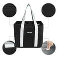 thumbnail image 3 of Unique Bargains Insulated Lunch Bag for Women and Men for Work Office Black, 3 of 6