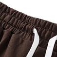 thumbnail image 4 of HOMADLES Men's and Big Men’s Jogger Sweatpants Loose Drawstring Straight Leg Casual Pants Elastic Waist Outdoor Jogger Pants Brown M, 4 of 4