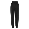 thumbnail image 5 of Comfy Cotton Elastic Waist Sweatpants Sports Gym Joggers Pants with Pockets Womens Activewear Casual Loungewear (M, Black), 5 of 7
