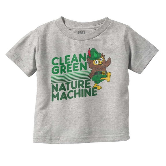 Woodsy Owl Clean Green Nature Machine Toddler Boy Girl T Shirt Infant Toddler Brisco Brands 12M