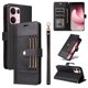 thumbnail image 4 of FOXDOCK Funda tipo Cartera para OPPO Reno 14 Pro 5G – Cubierta de Cuero PU con Múltiples Ranuras, Bolsillo para Efectivo y Correa de Muñeca, 4 of 6