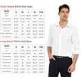 thumbnail image 6 of WARHORSEE Mens Knit Dress Shirts Performance Moisture Wicking Wrinkle Free 4 Way Stretch Casual Button Down Shirt, 6 of 11