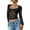 001_Black, variant on Mesh Long Sleeve Tops for Women Low Cut Y2K Slim Fit Tees Bow Deep V Neck T-Shirt Party Club Night Pink Lace Blouse