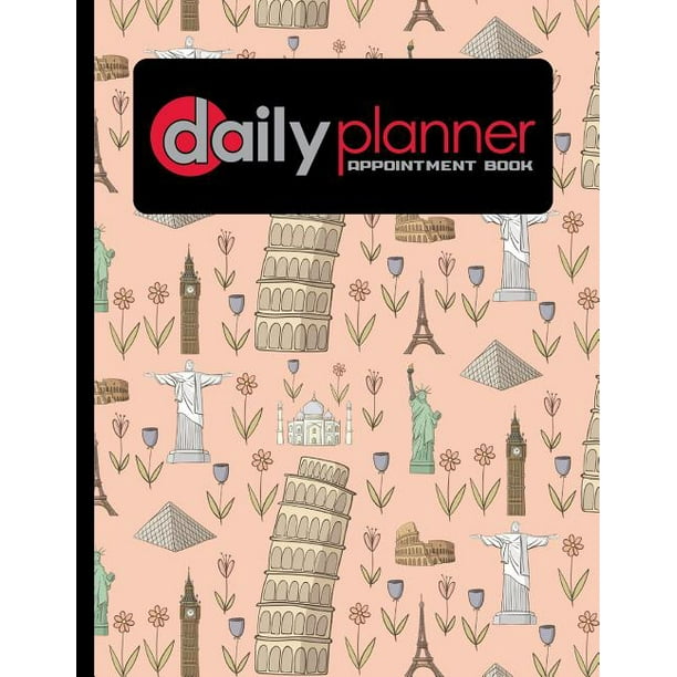 Daily planner appointment book 7 columns appointment organizer client