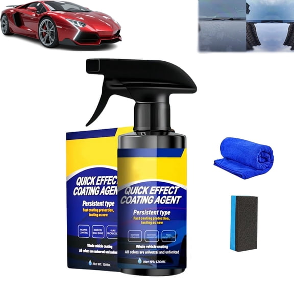 Quick Car Coating Spray – Waterless Wash & Polish with Gloss