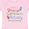 thumbnail image 4 of Inktastic Actuary Like Mommy Boys or Girls Baby Bodysuit, 4 of 5