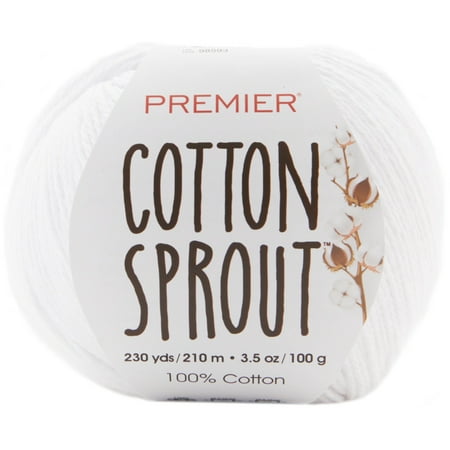 UPC: 0847652096018 | Premier Yarns Cotton Sprout Yarn-White