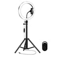 thumbnail image 1 of 10 '' Kit de soporte de teléfono para Selfie con fsh de maquilje de fotografía reguble Yotijar Soporte de luz de luz de anillo, 1 of 10