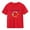 Red, variant on Girls Alphabet Graphic T-Shirt | C is for Crayon Letter C Kids Top | Soft Cotton Shirt for Girls Sizes 4-10 | Light Blue,Size 4 T